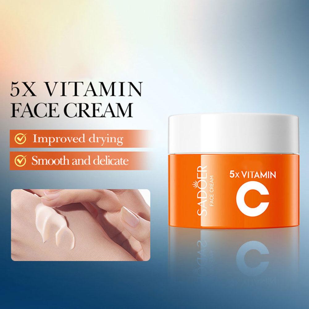 SADOER 4PCS Face Cream Moistur - Vitamin C Serum review and price