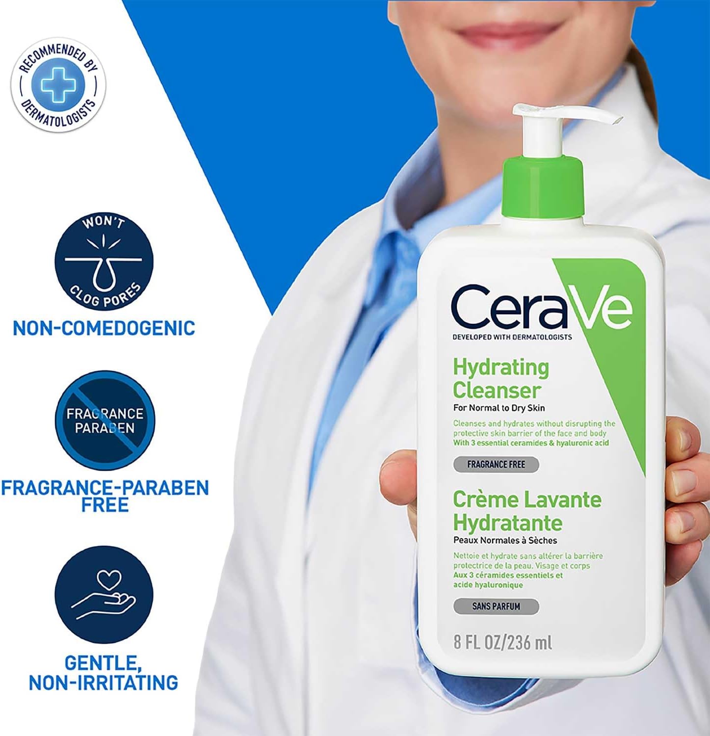 CeraVe Hydrating Cleanser 236m - Cleanser Face review and price