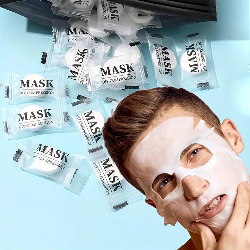 **100PCS Disposable Compressed - Face Mask Skincare review and price