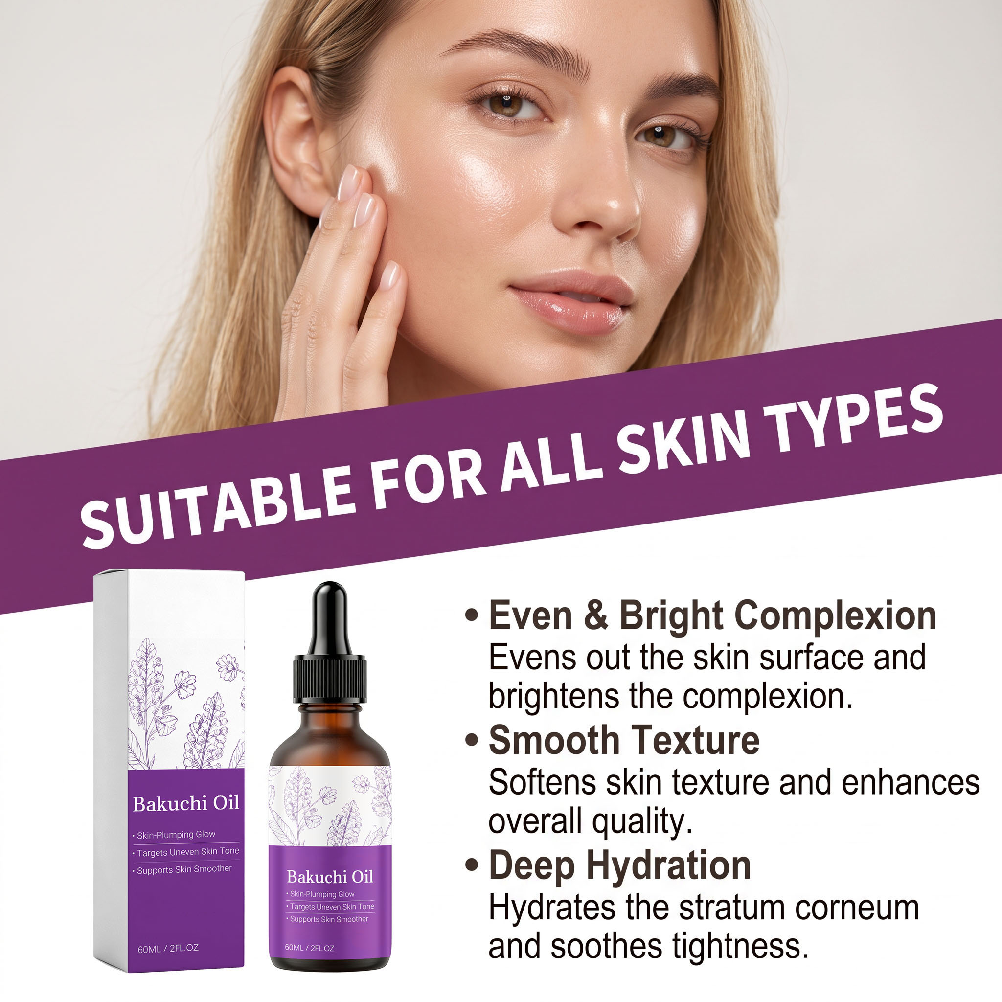 Organic Bakuchiol Oil Serum,Pl - Face Oil Rosehip review and price